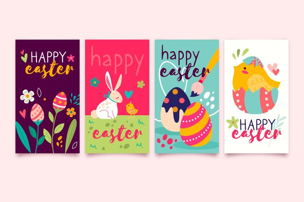 easter day instragram stories set