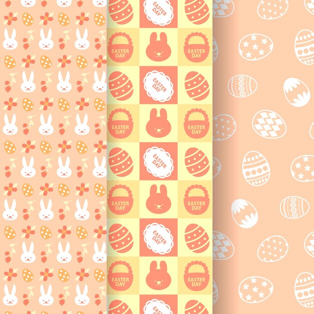 Easter day pattern collection theme