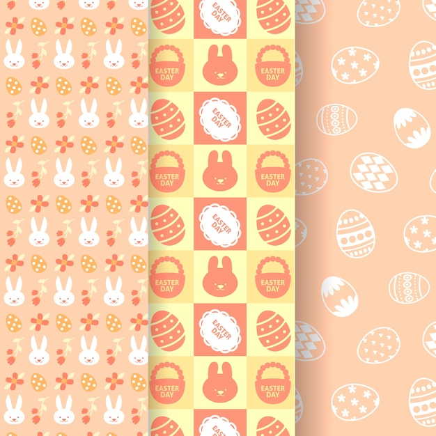 Easter day pattern collection theme