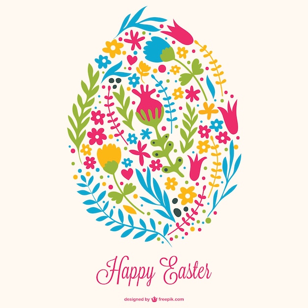 Free vector easter decorative egg design