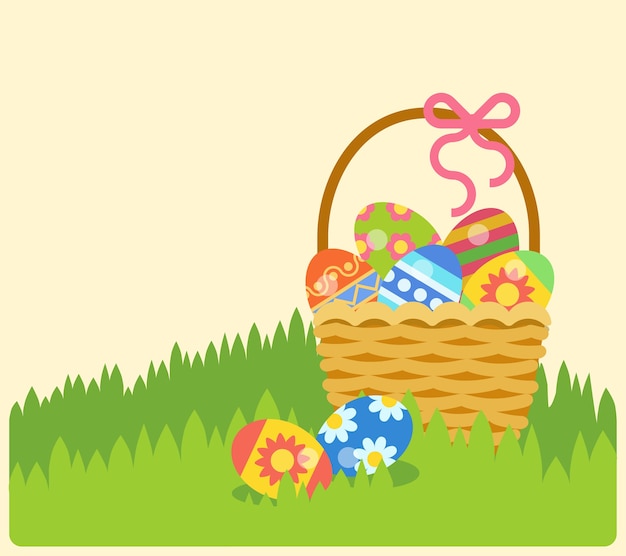 Vettore gratuito easter easter egg easter bunny collezione di icone di pasqua