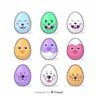 Free vector easter egg collection