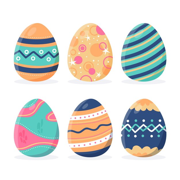 Free vector easter egg collection
