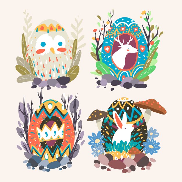 Easter egg designs collection