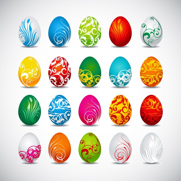 Easter eggs collection