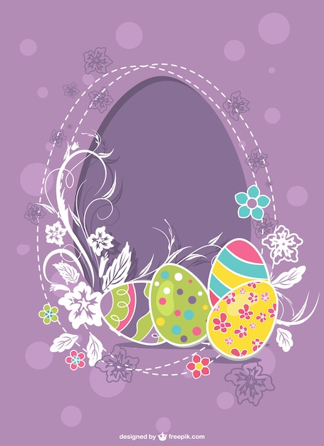 Easter eggs illustration