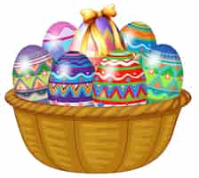 Free vector easter eggs