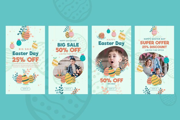 Easter sale instagram stories collection