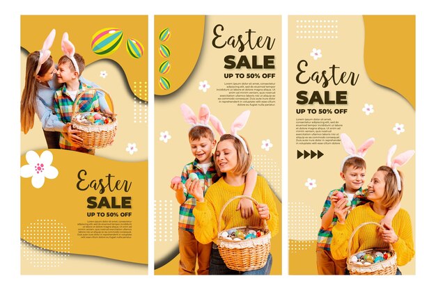 Easter sale instagram stories collection