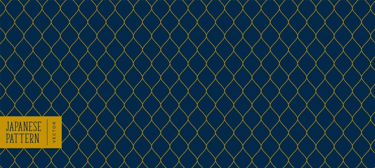 Free Vector eastern art japanese pattern banner in flat style