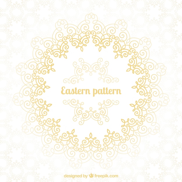 Free vector eastern pattern design