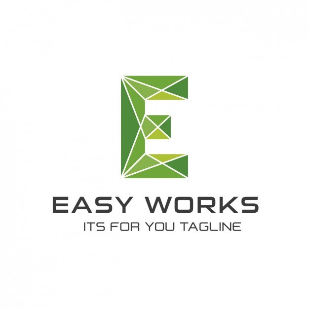 मुफ़्त वेक्टर easy work logo
