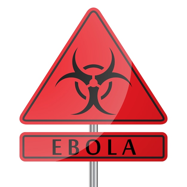 Free vector ebola danger sign