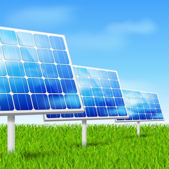 Eco energy, solar panels