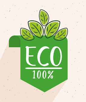 Eco label card