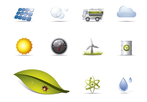 Ecological icons collection