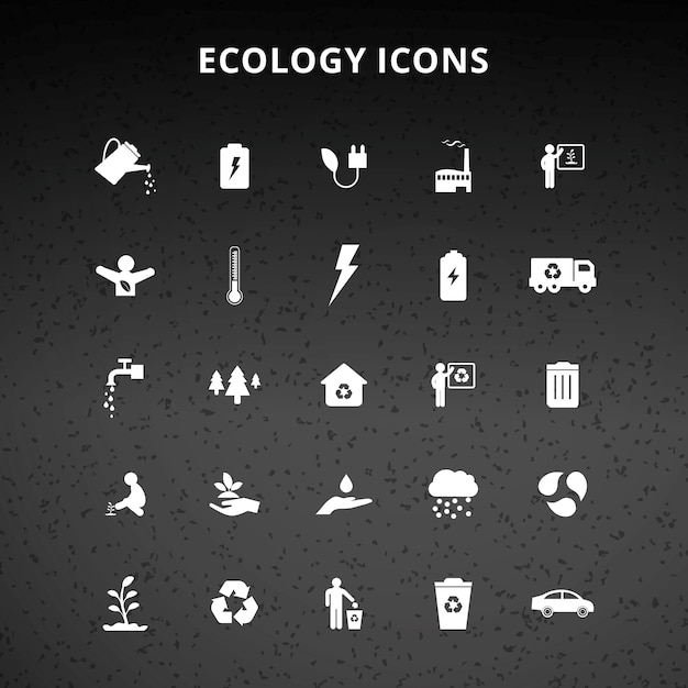 Free vector ecology icons