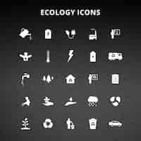 Free vector ecology icons