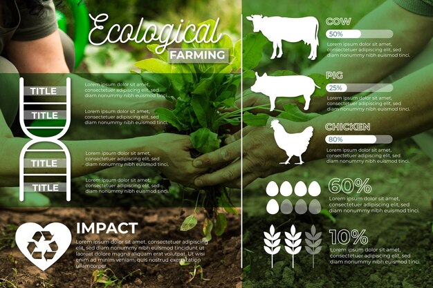 Ecology infographic with photo