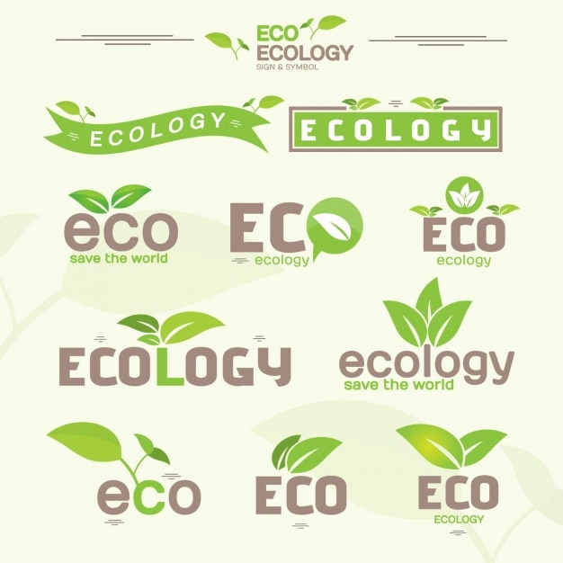 Ecology labels collection