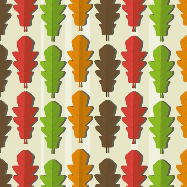 Ecology leaves pattern