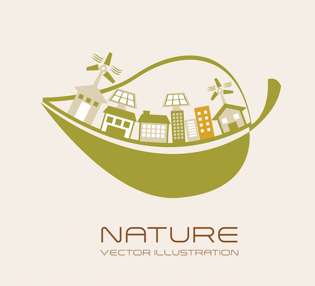 Free vector ecology