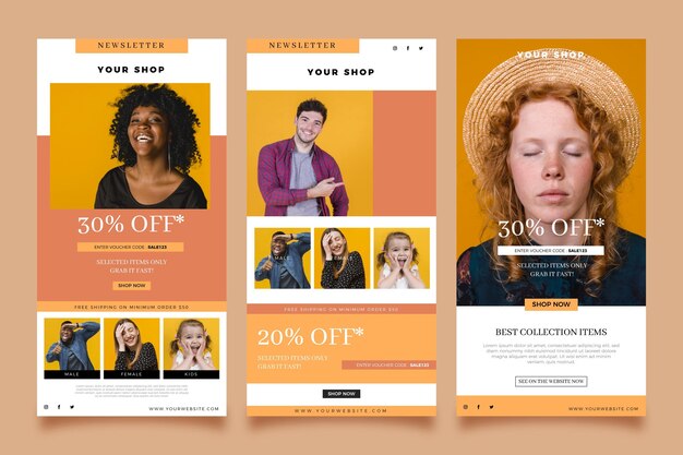 Ecommerce email template