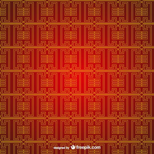 Editable chinese pattern