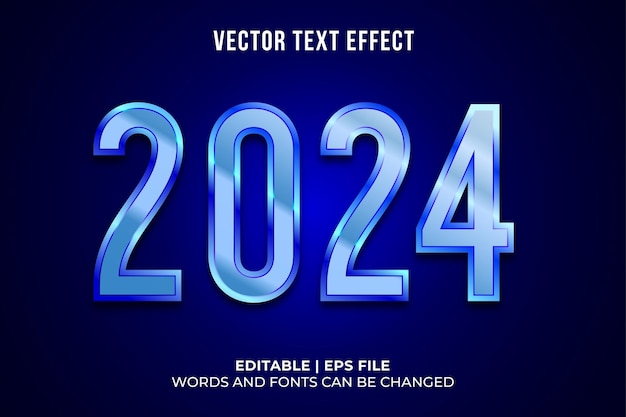 Free vector editable futuristic style text effect