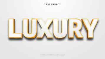 Free vector editable luxury text effect, golden text effect