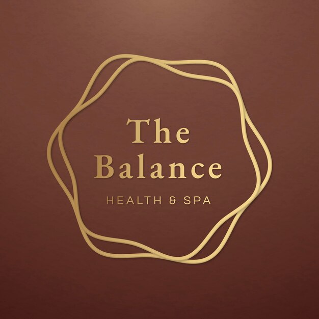 Editable spa logo template vector for health and wellness