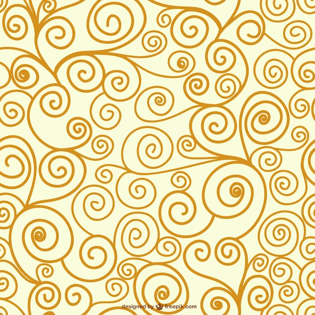 Editable swirl seamless pattern