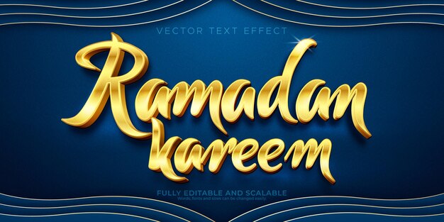 Редактируемый текстовый эффект, стиль текста рамадан карим