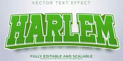 Free vector editable text effect sport, 3d team and basketball font style