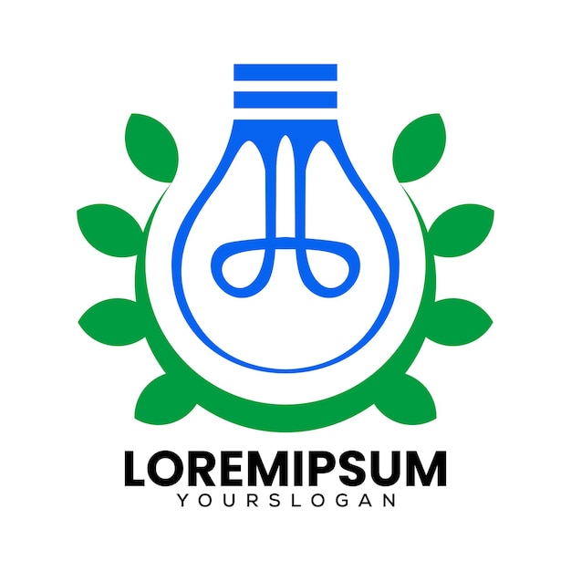 Vettore gratuito modello di progettazione del logo di educazione lam