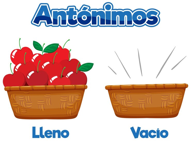 मुफ़्त वेक्टर educational antonyms spanish picture word card of bajo and alta