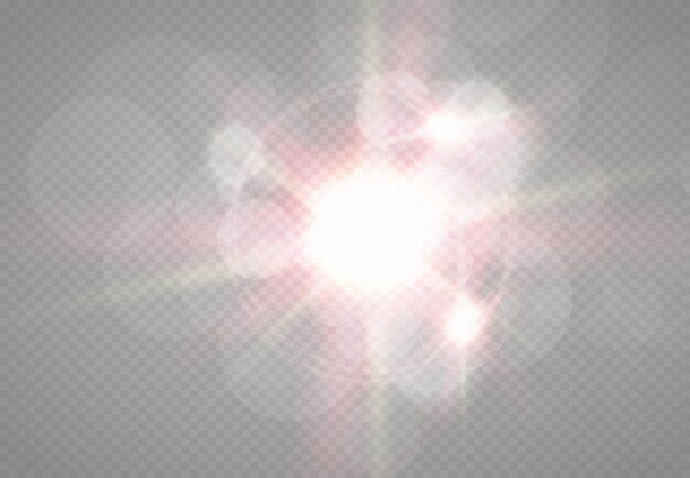 透明な背景 輝き 輝くライト 黄色のダストスパーク 星の輝く黄金の魔法のダスト粒子が特別な光 クリスマスのスパークルライト効果 イラストで輝きます プレミアムベクター