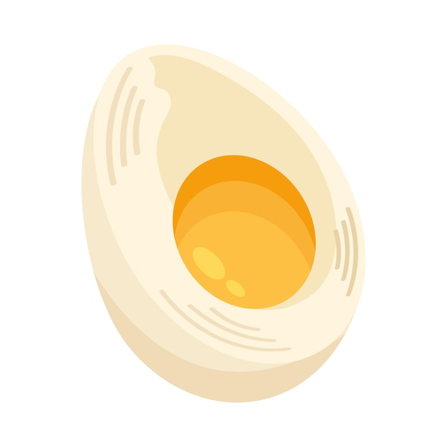 Free vector egg boiled breakfast food