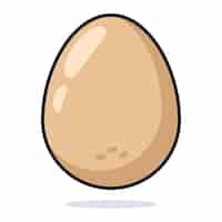 無料ベクター 漫画のスタイルの卵