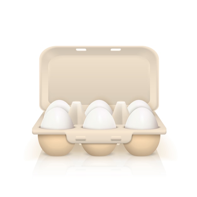 卵の箱のイラスト