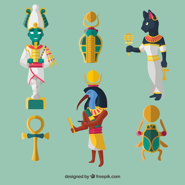 エジプトの神々とシンボルセット