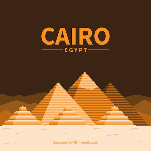 Egypt piramids background