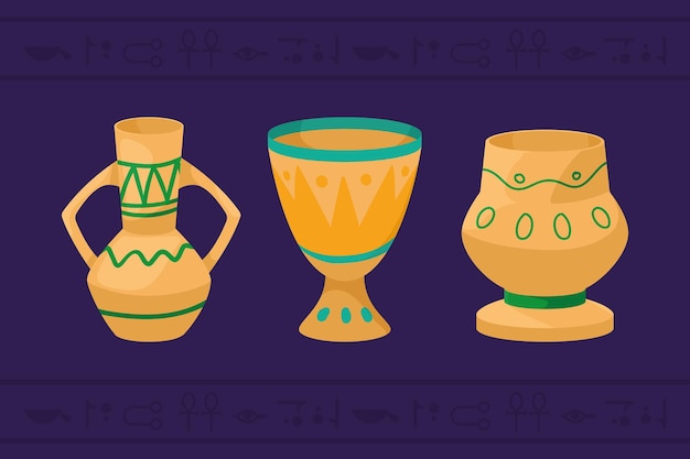Egyptian culture jars