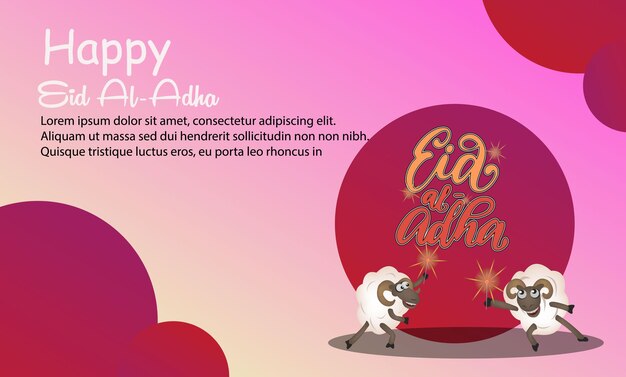 Eid al adha illustration islamic