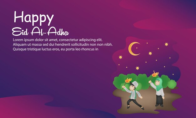 eid al adha illustration islamic