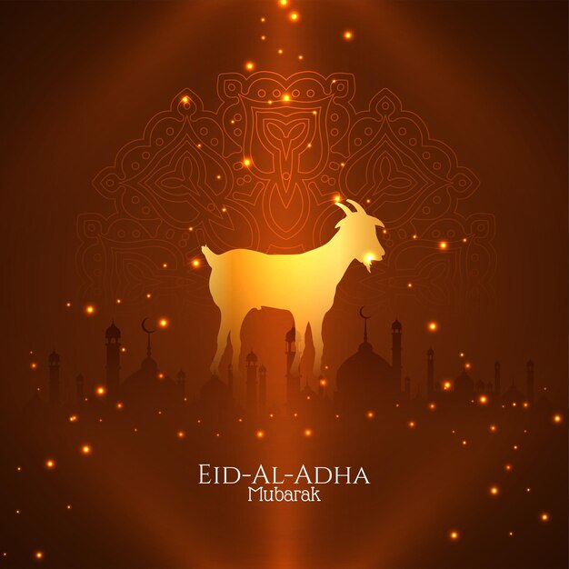 Eid Al Adha mubarak 이슬람 문화 bakrid 배경 벡터