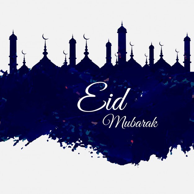 Disegno di sfondo eid mubarak