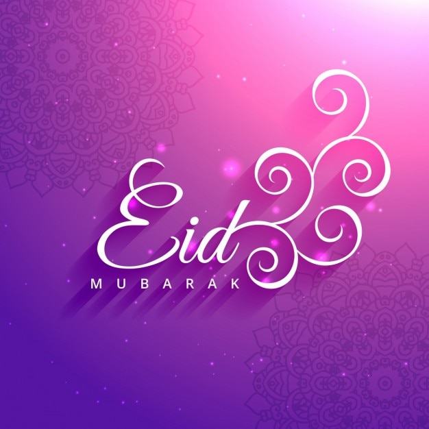 Eid mubarak santa saluto festa