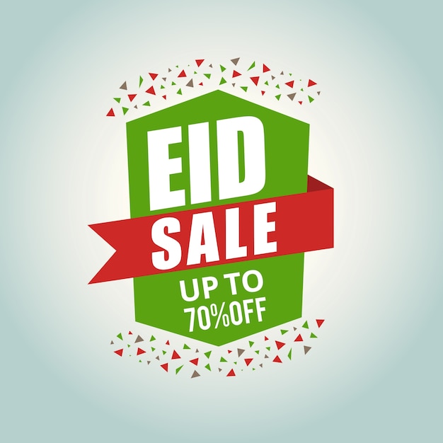 Free vector eid mubarak rebate background