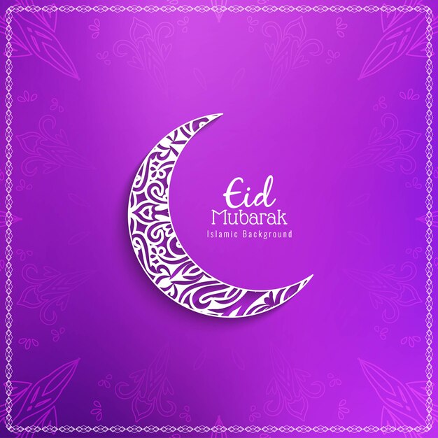 초승달 Eid Mubarak 종교적 배경